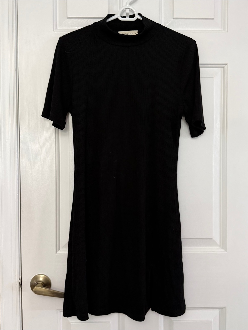 By Together Black Mock Neck Dress NWT